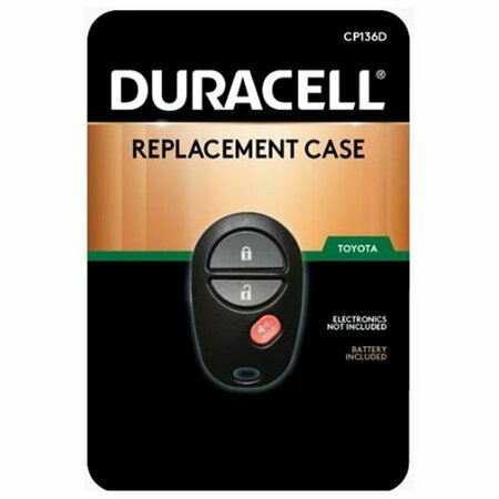 HILLMAN Duracell 449720 Remote Replacement Case, 3-Button 9977319
